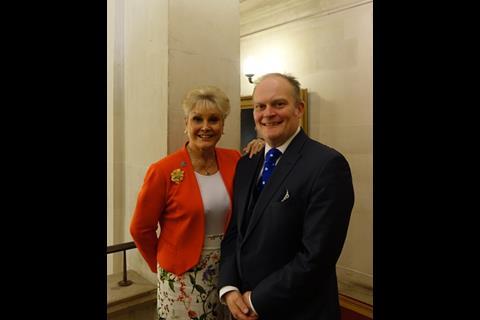 Angela Rippon and Gary Rycroft at Elderly Client Conference 2015